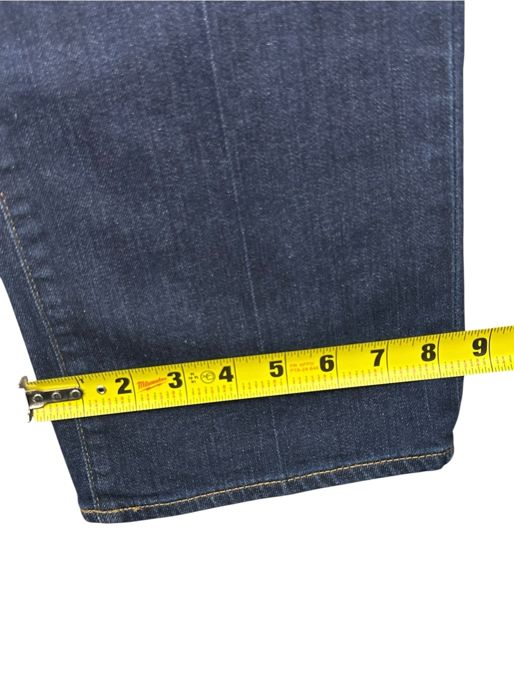 LRL Ralph Lauren Jeans Womens 18 Blue Dark Wash Straight Leg Denim Stretch - Picture 8 of 10